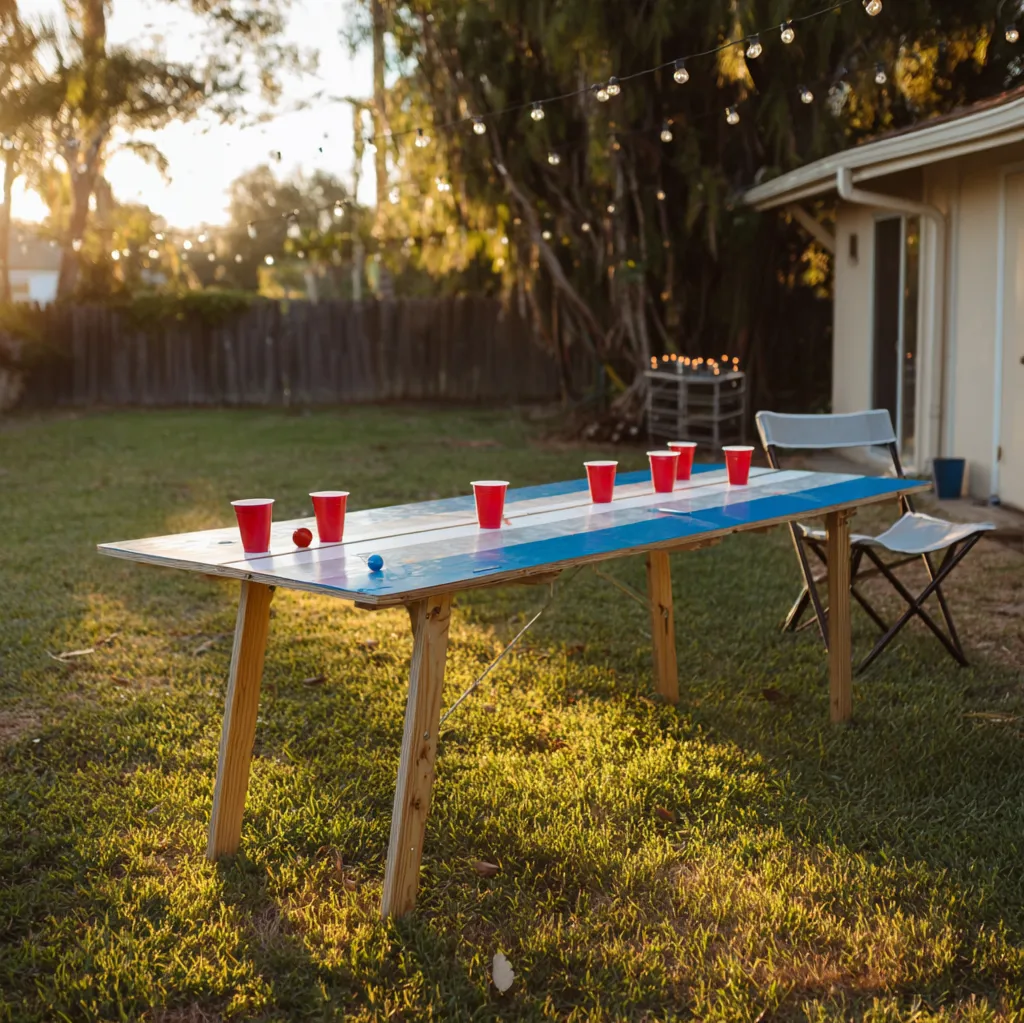 beer pong table ideas