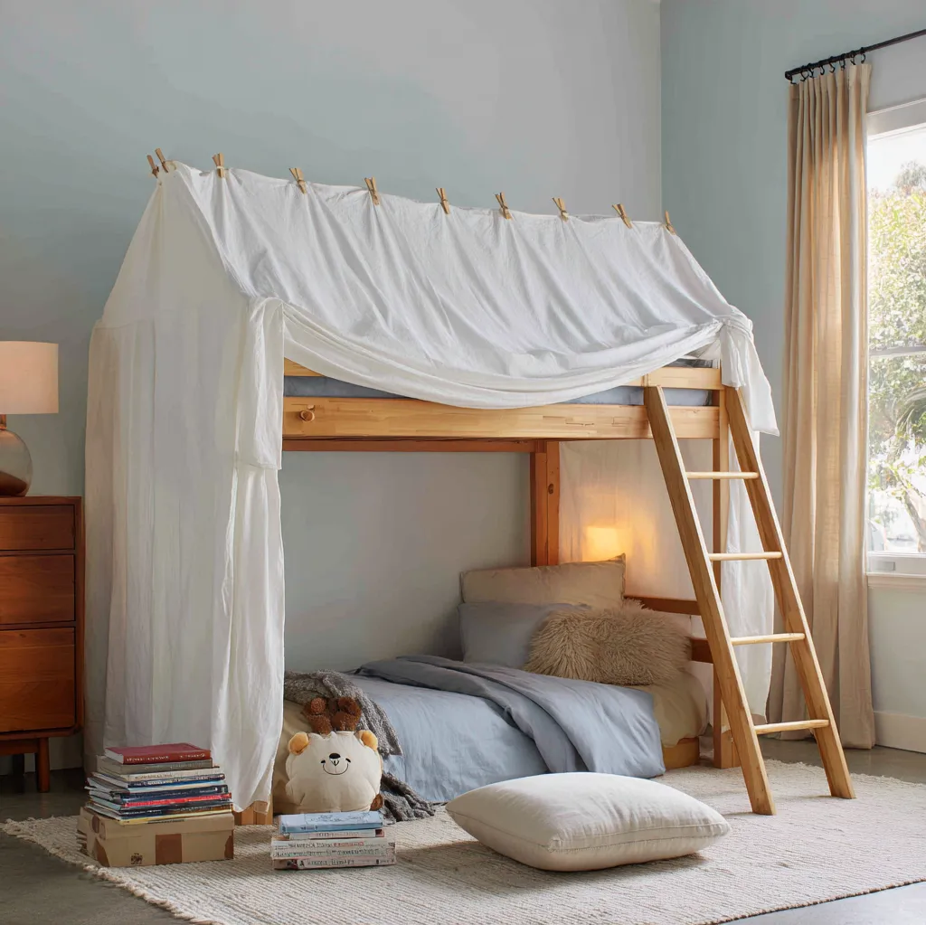 bunk bed forts ideas