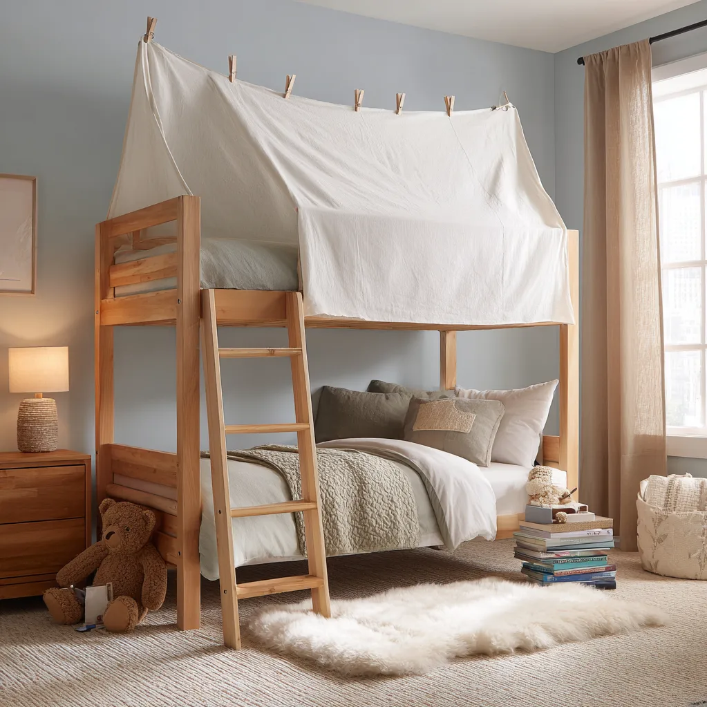 bunk bed forts ideas