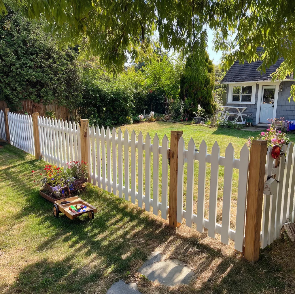 cheap diy picket fence ideas