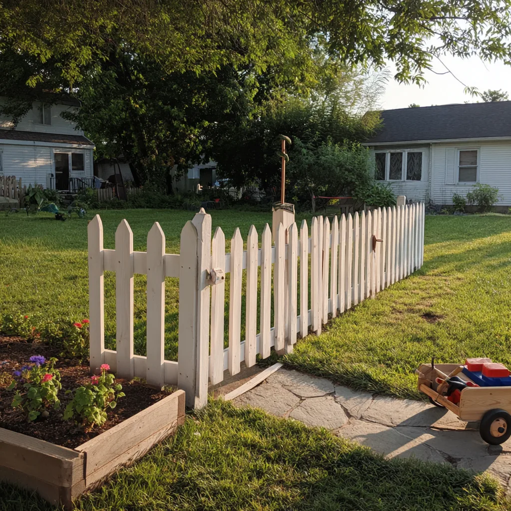 cheap diy picket fence ideas