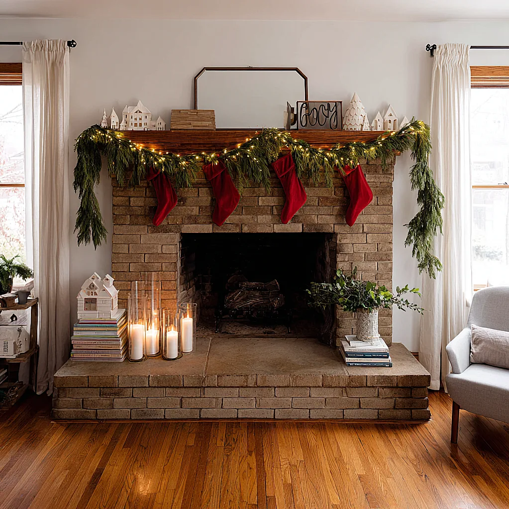 christmas mantle ideas
