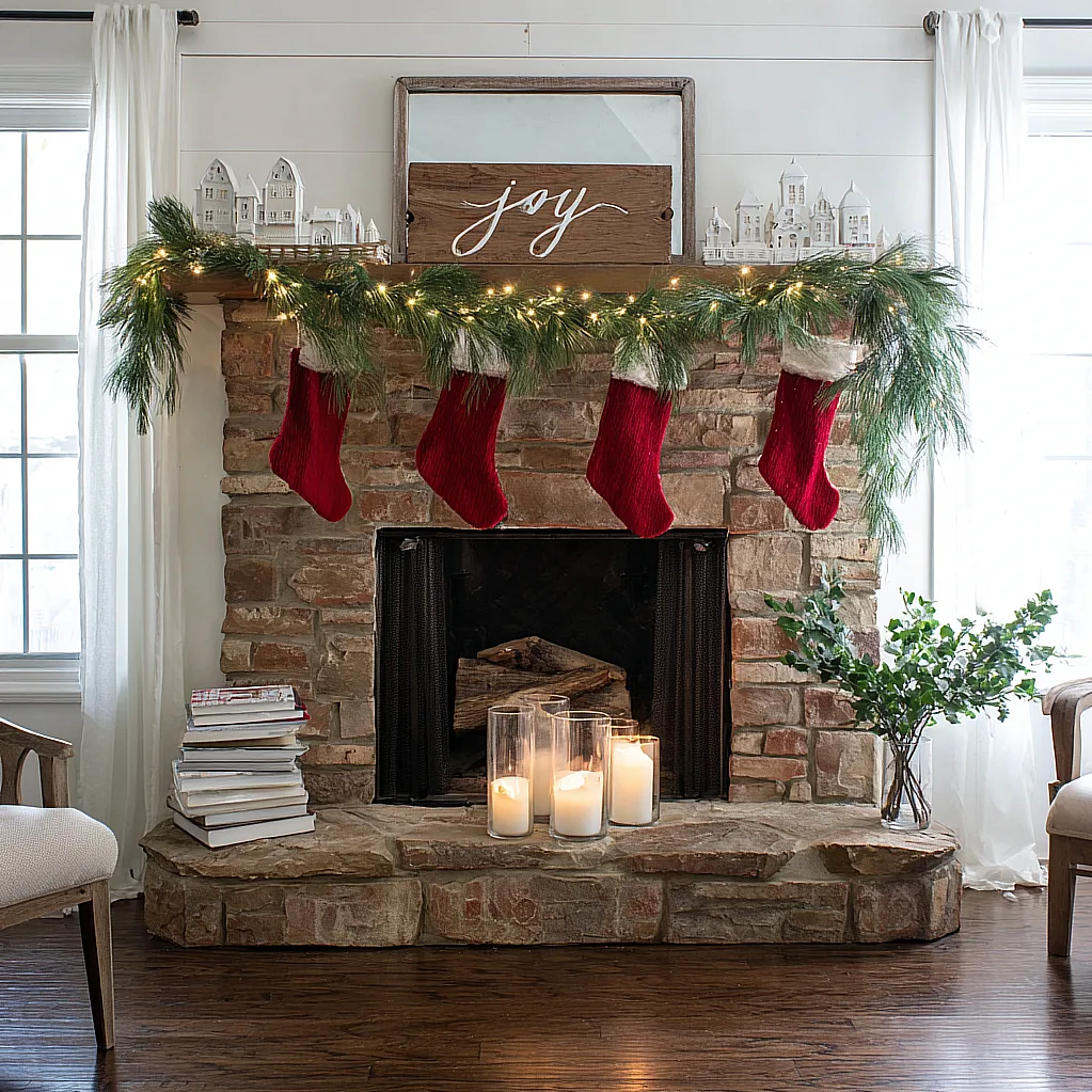christmas mantle ideas