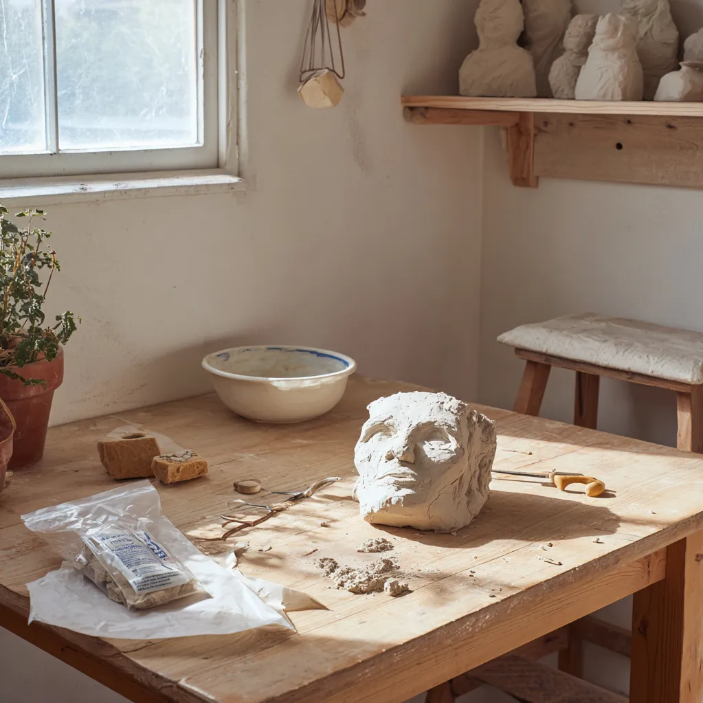 clay face sculpture ideas