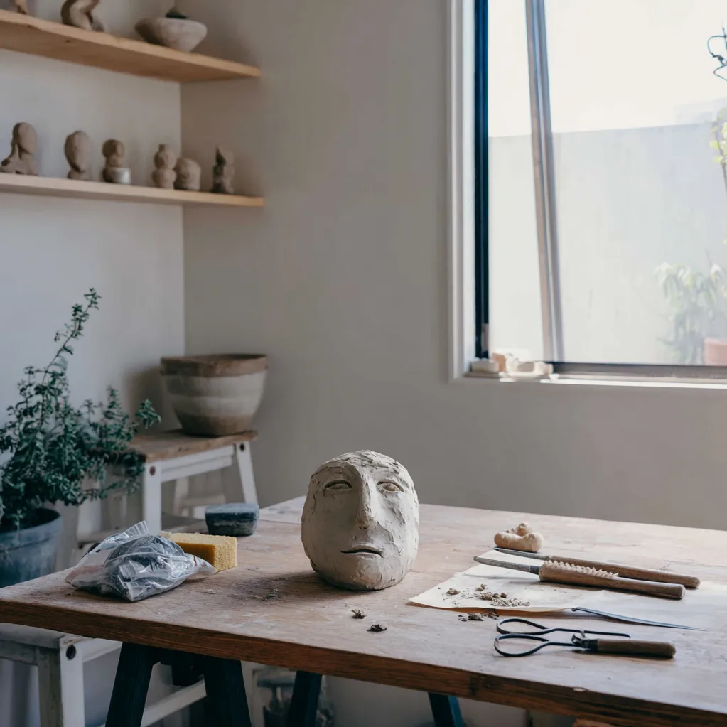 clay face sculpture ideas