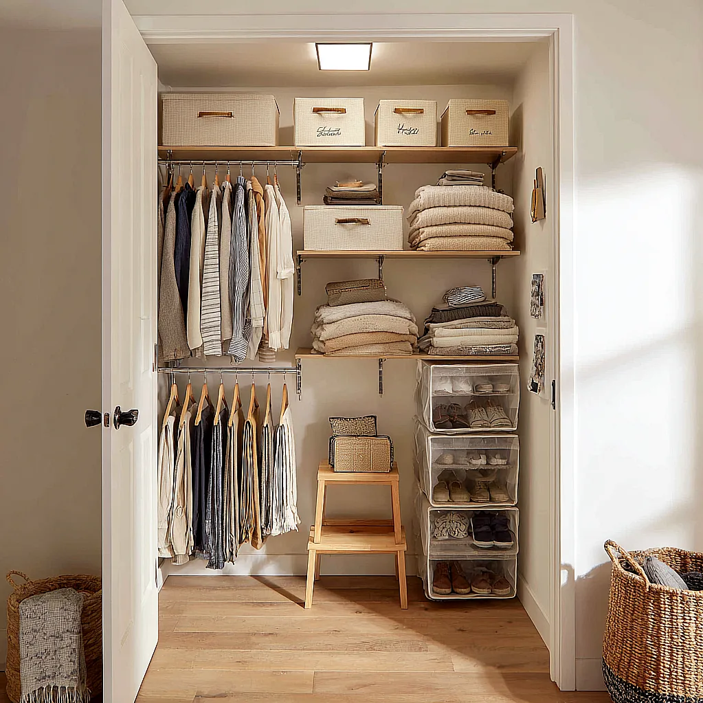closet organization ideas small space