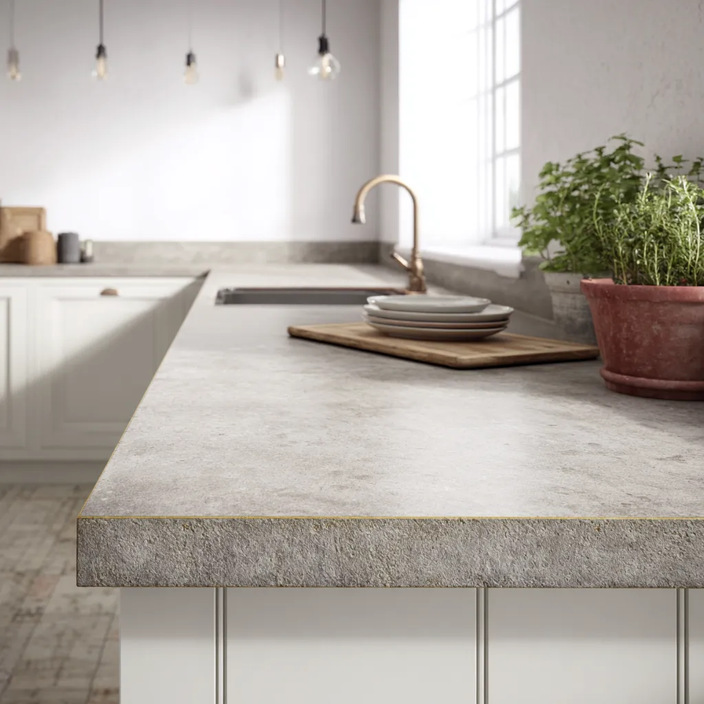 concrete countertop inlay ideas