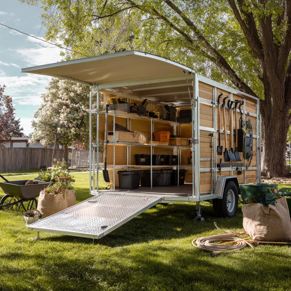 custom landscape trailer ideas