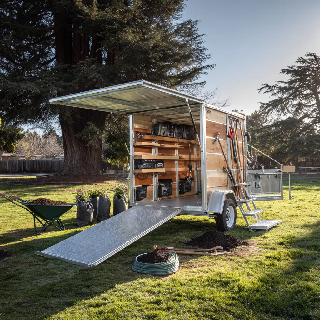 custom landscape trailer ideas