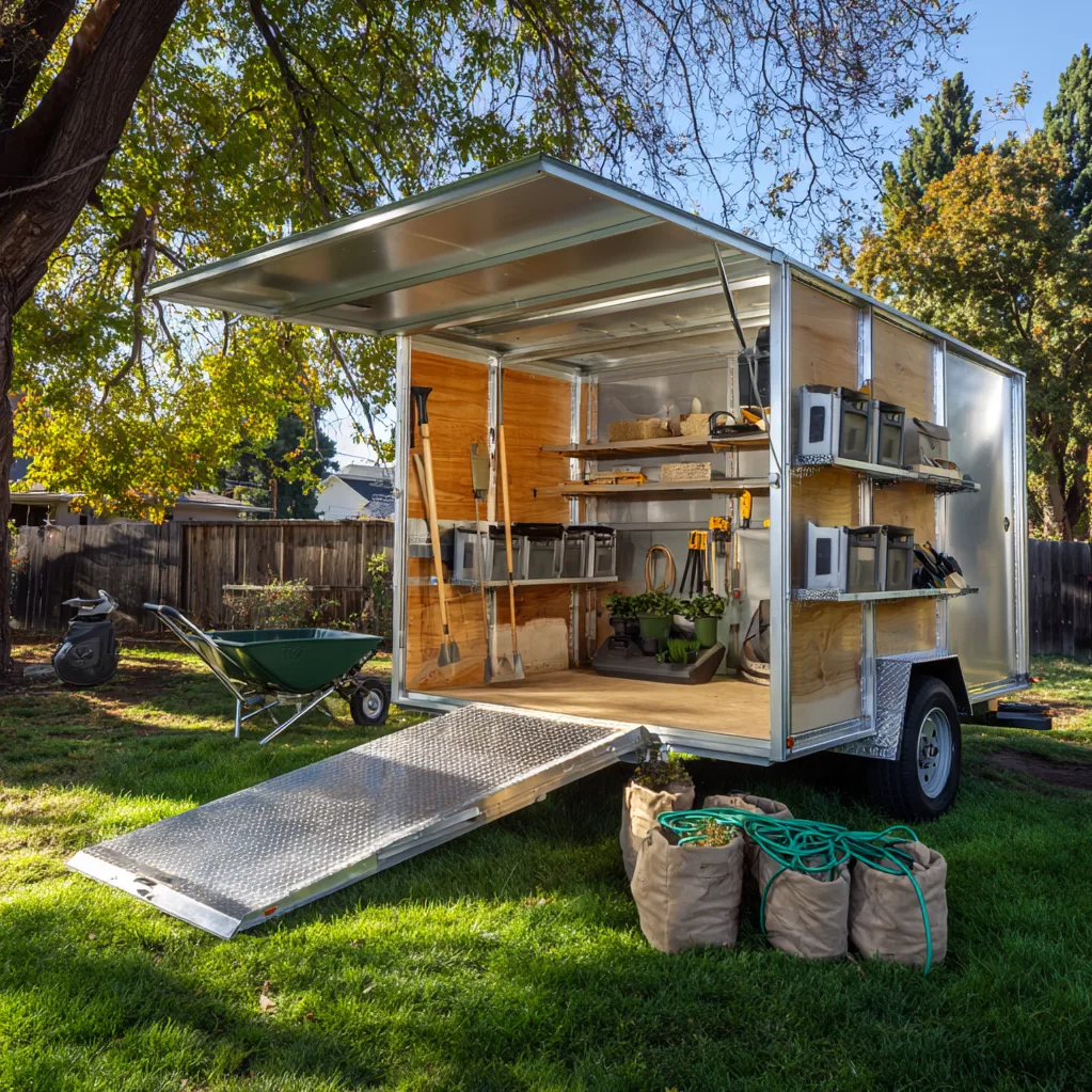 custom landscape trailer ideas