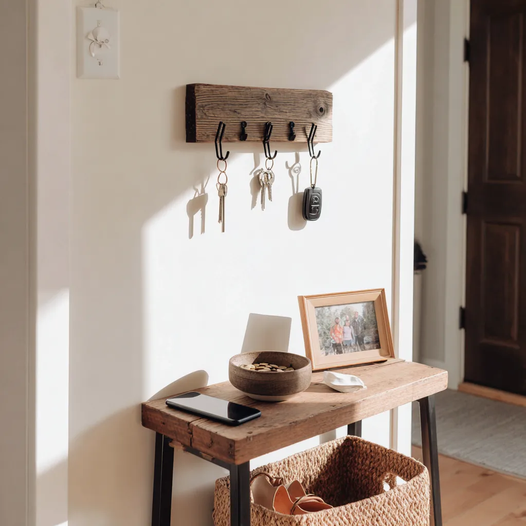 diy key holder for wall ideas