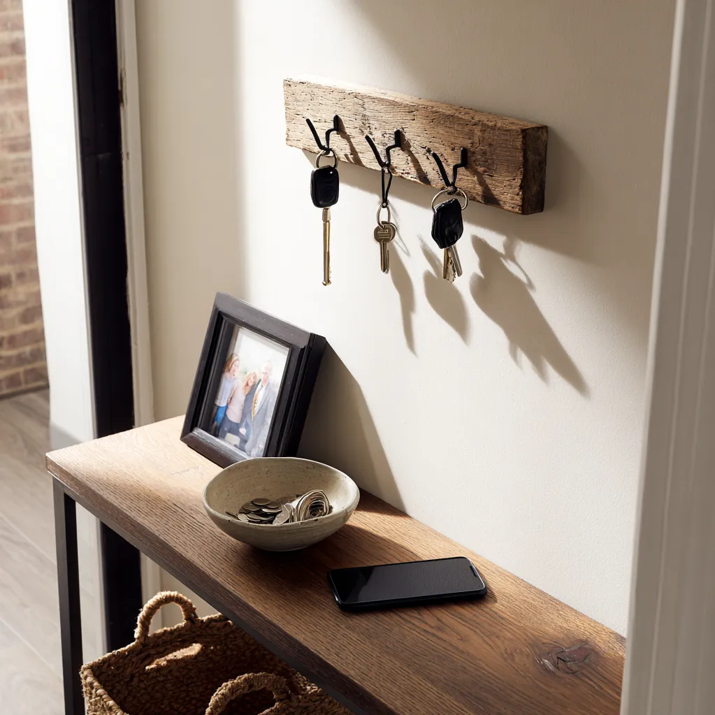 diy key holder for wall ideas