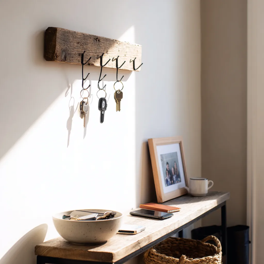 diy key holder for wall ideas