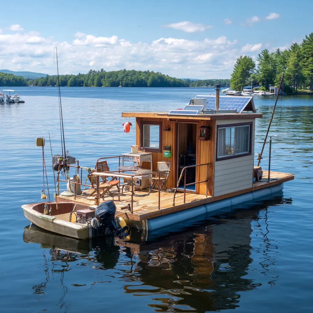 diy pontoon houseboat ideas