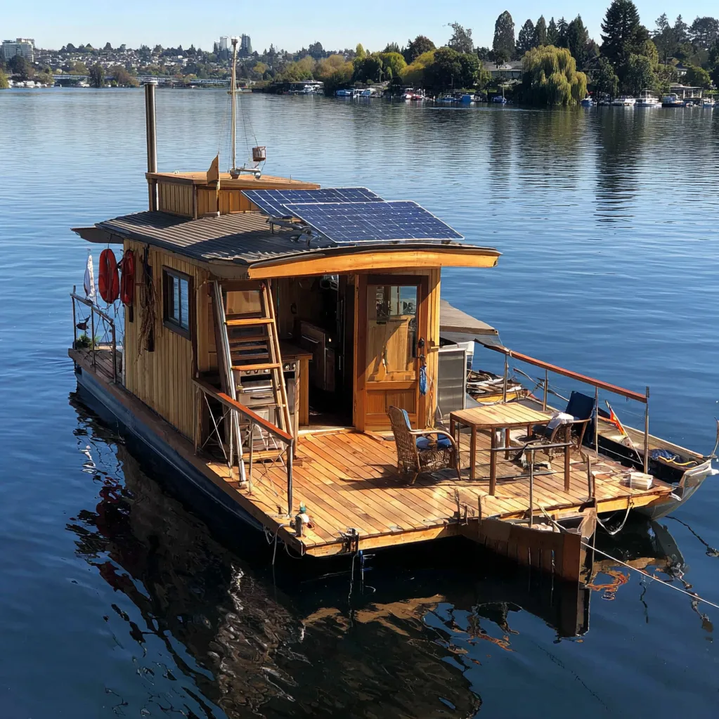 diy pontoon houseboat ideas