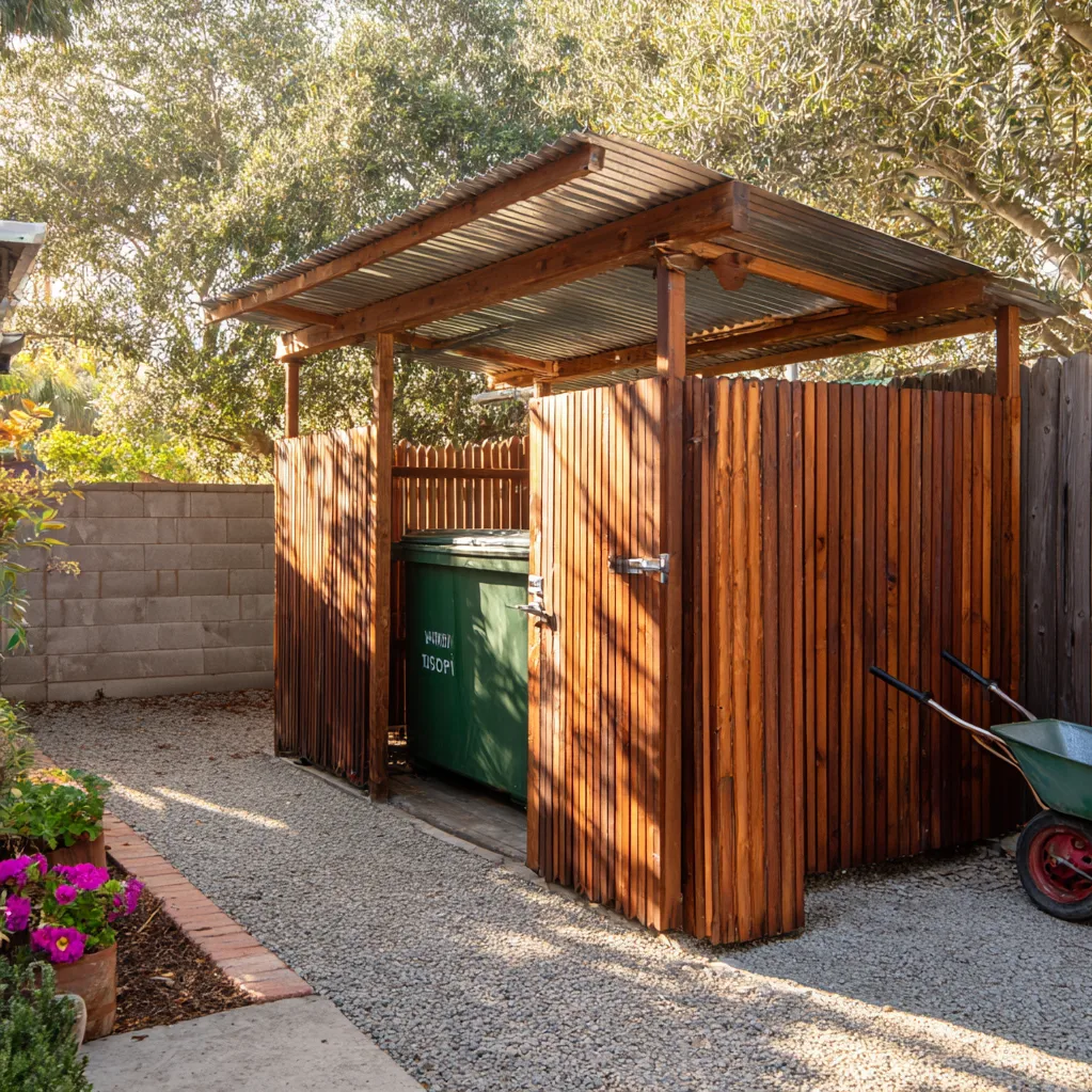 dumpster enclosure ideas