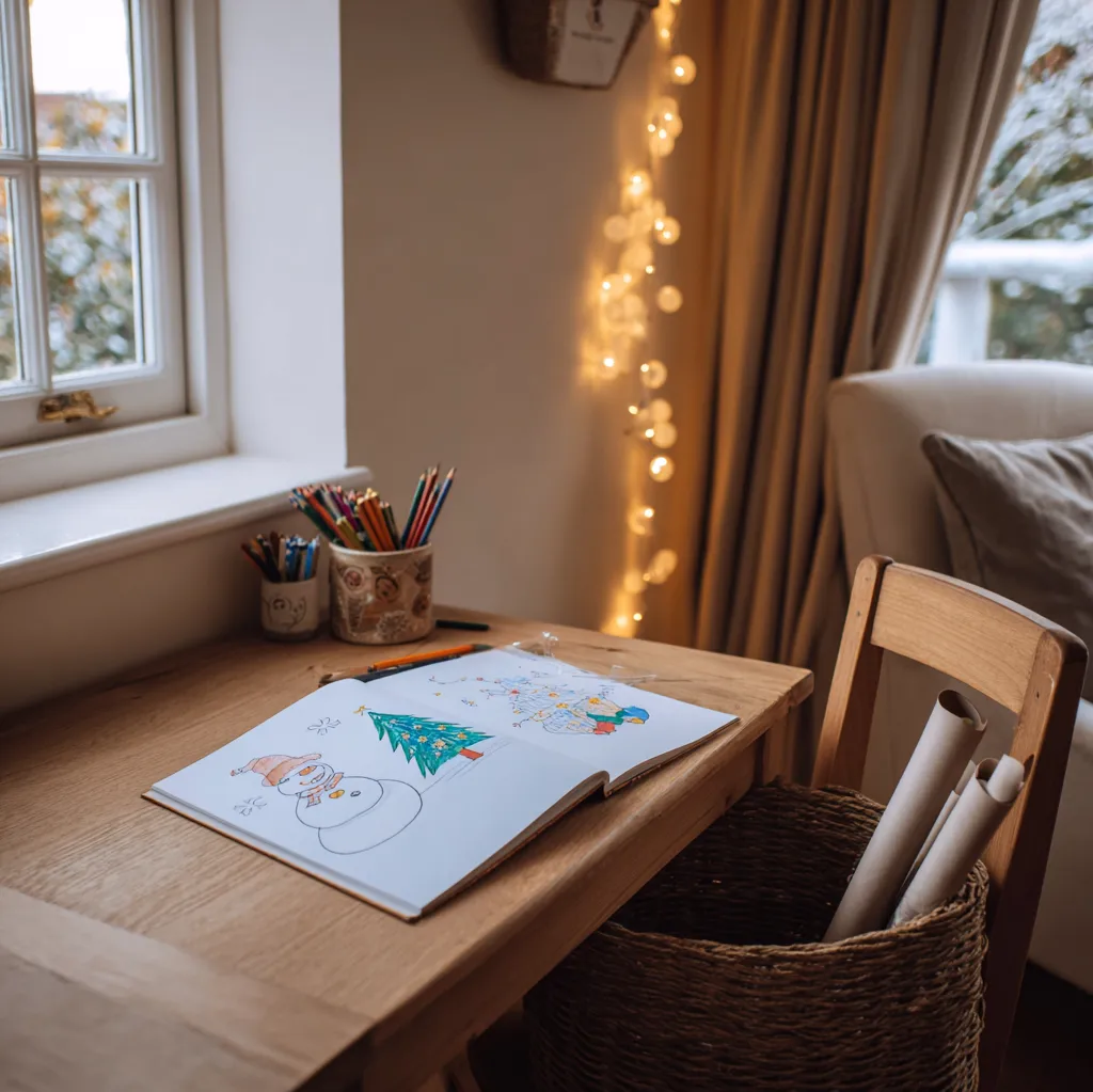 easy christmas drawings ideas