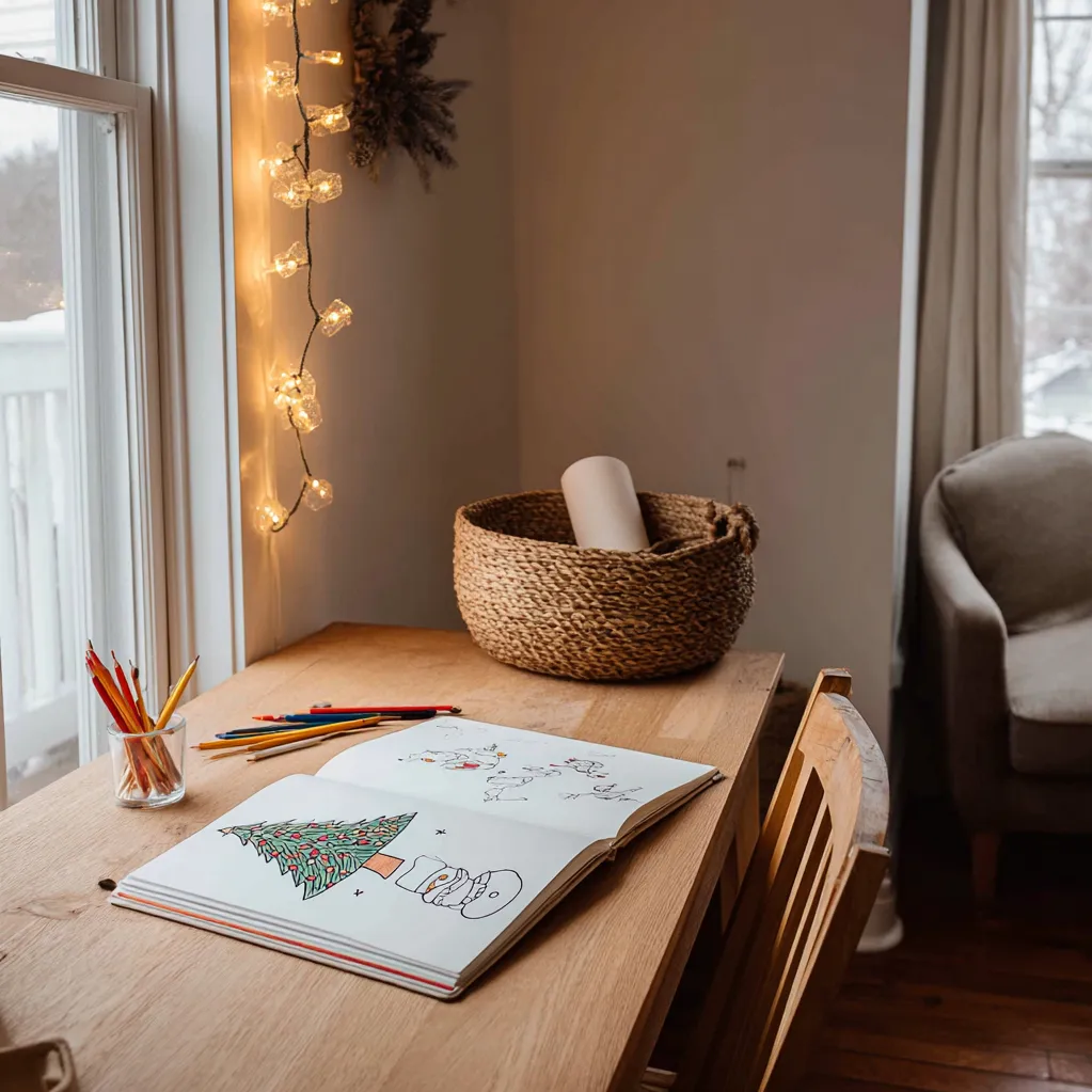 easy christmas drawings ideas