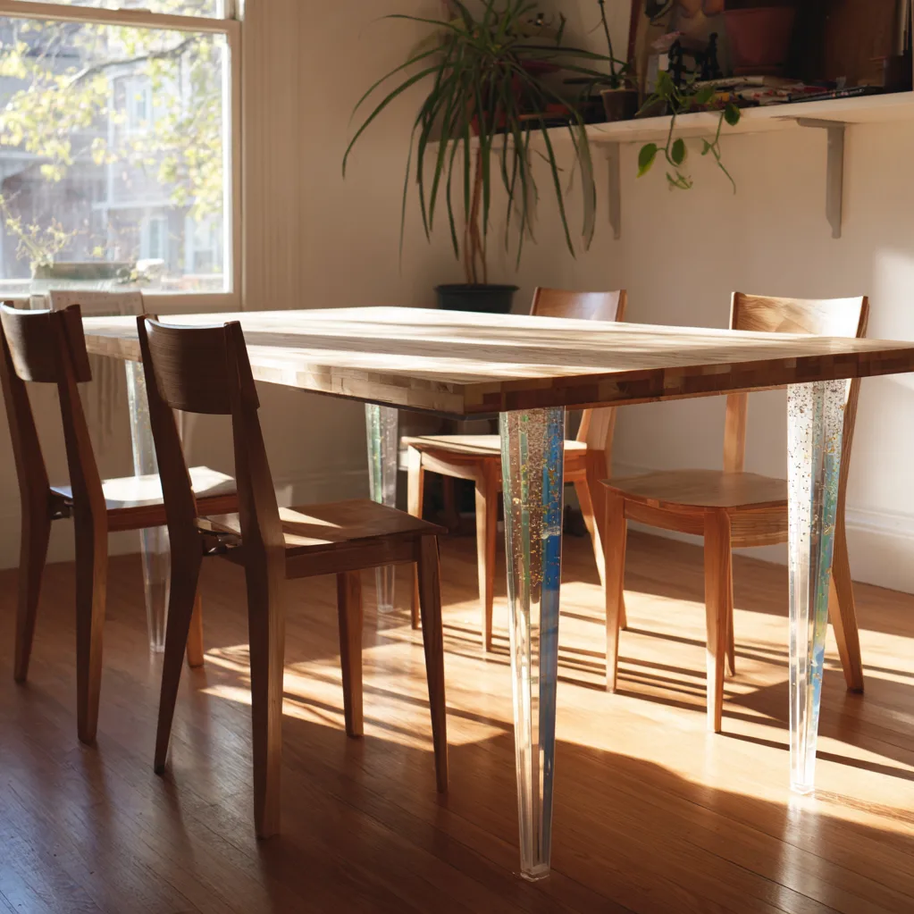 epoxy table leg ideas