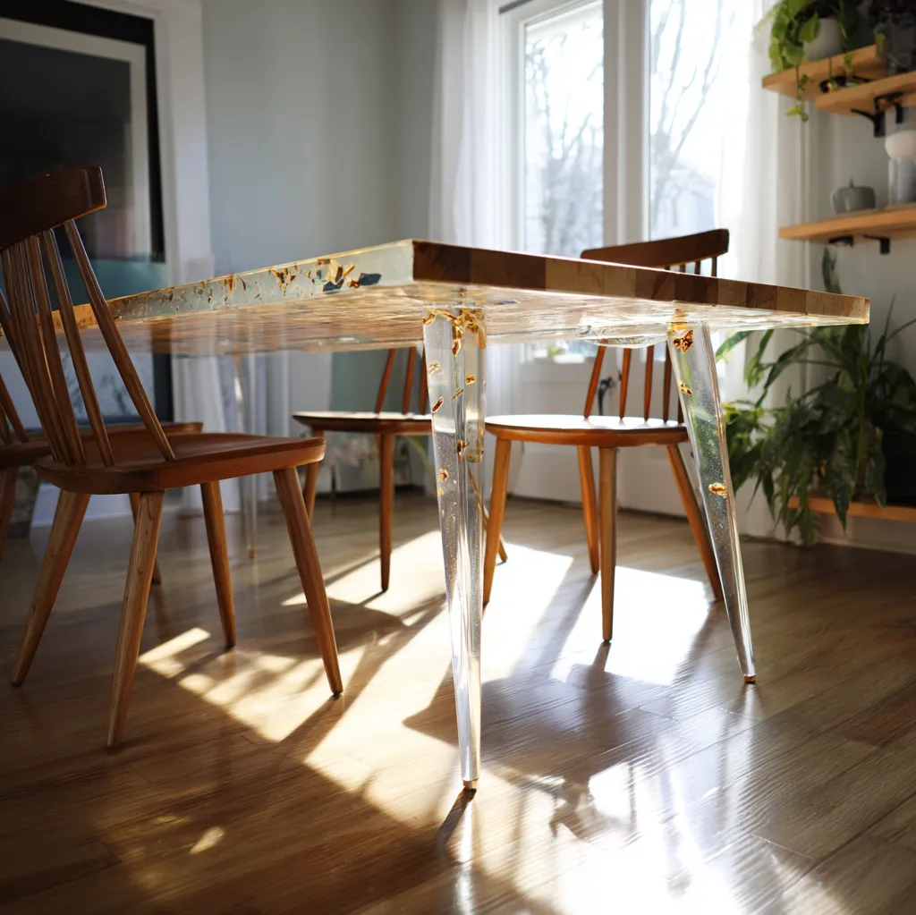 epoxy table leg ideas