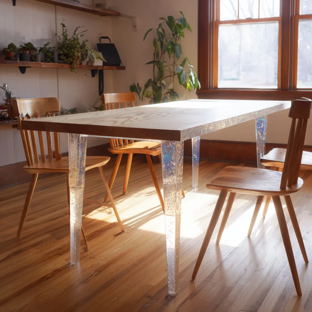 epoxy table leg ideas