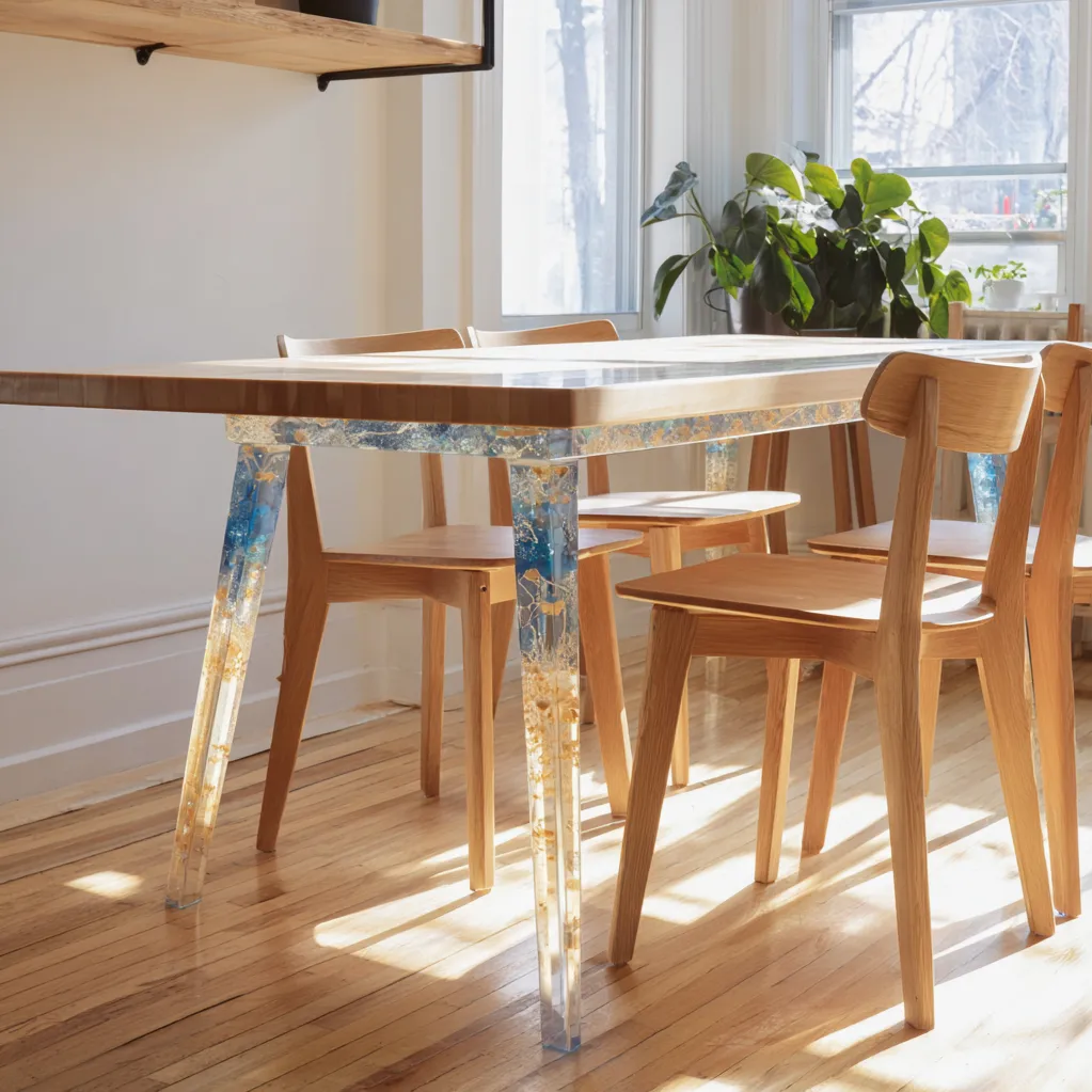 epoxy table leg ideas