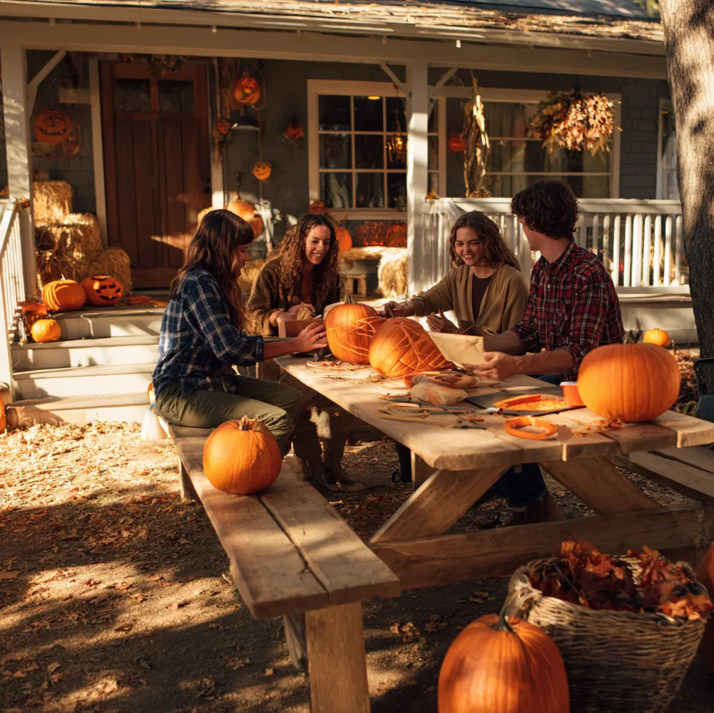 friends pumpkin carving ideas