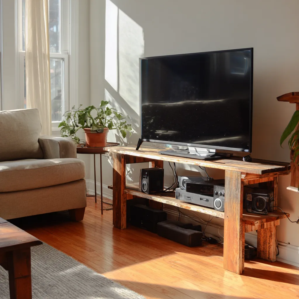 handmade diy tv stand ideas