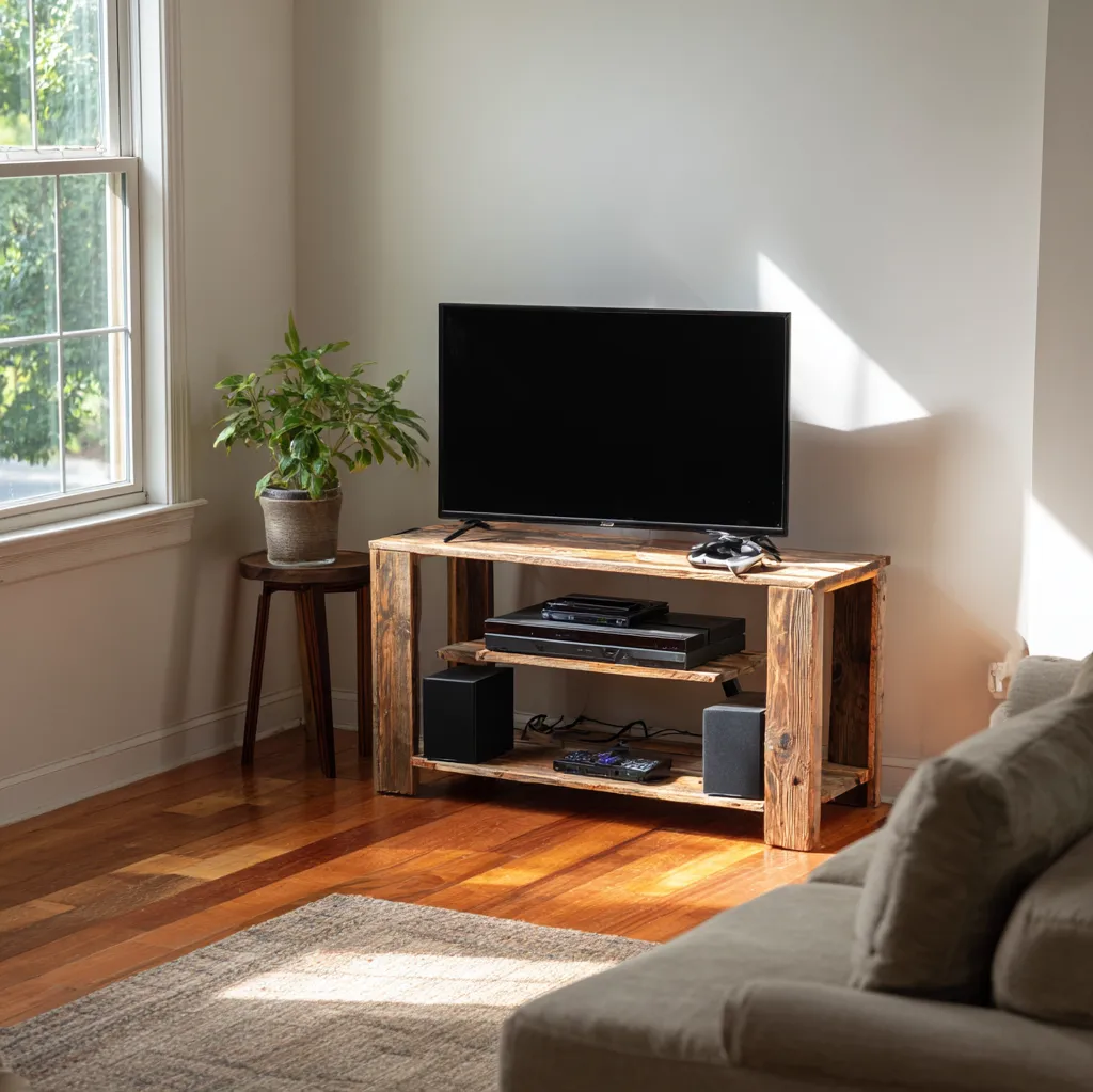 handmade diy tv stand ideas