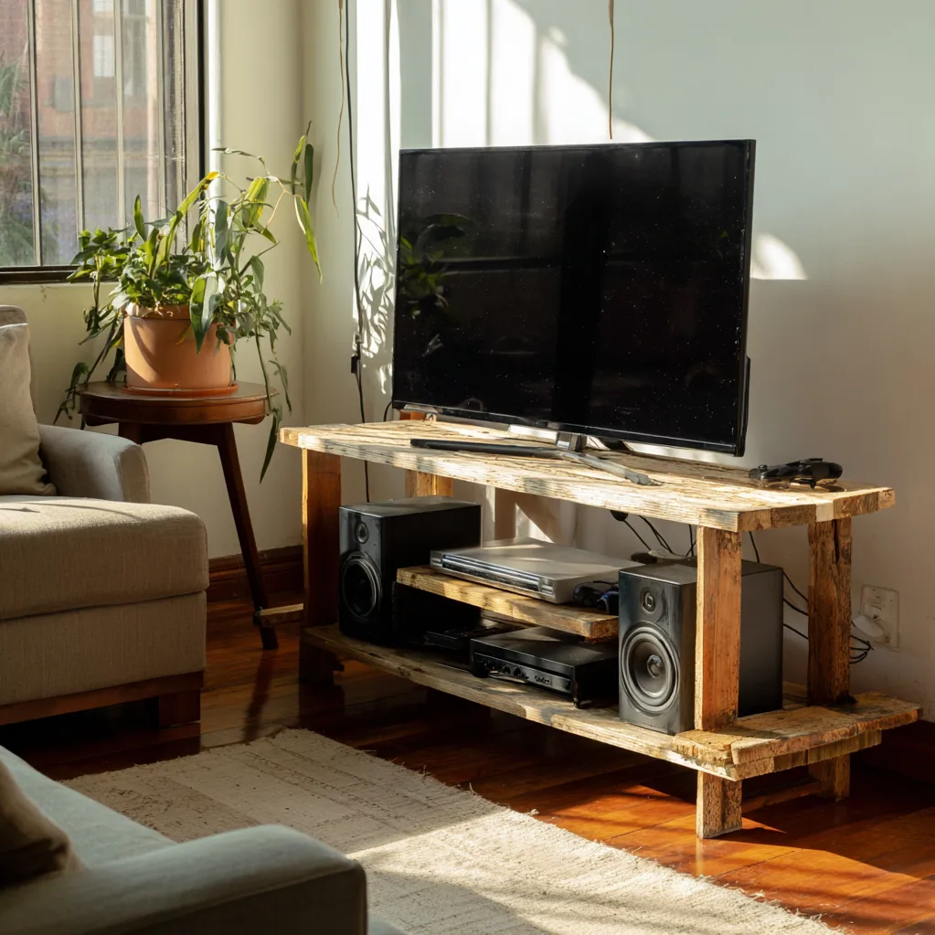 handmade diy tv stand ideas