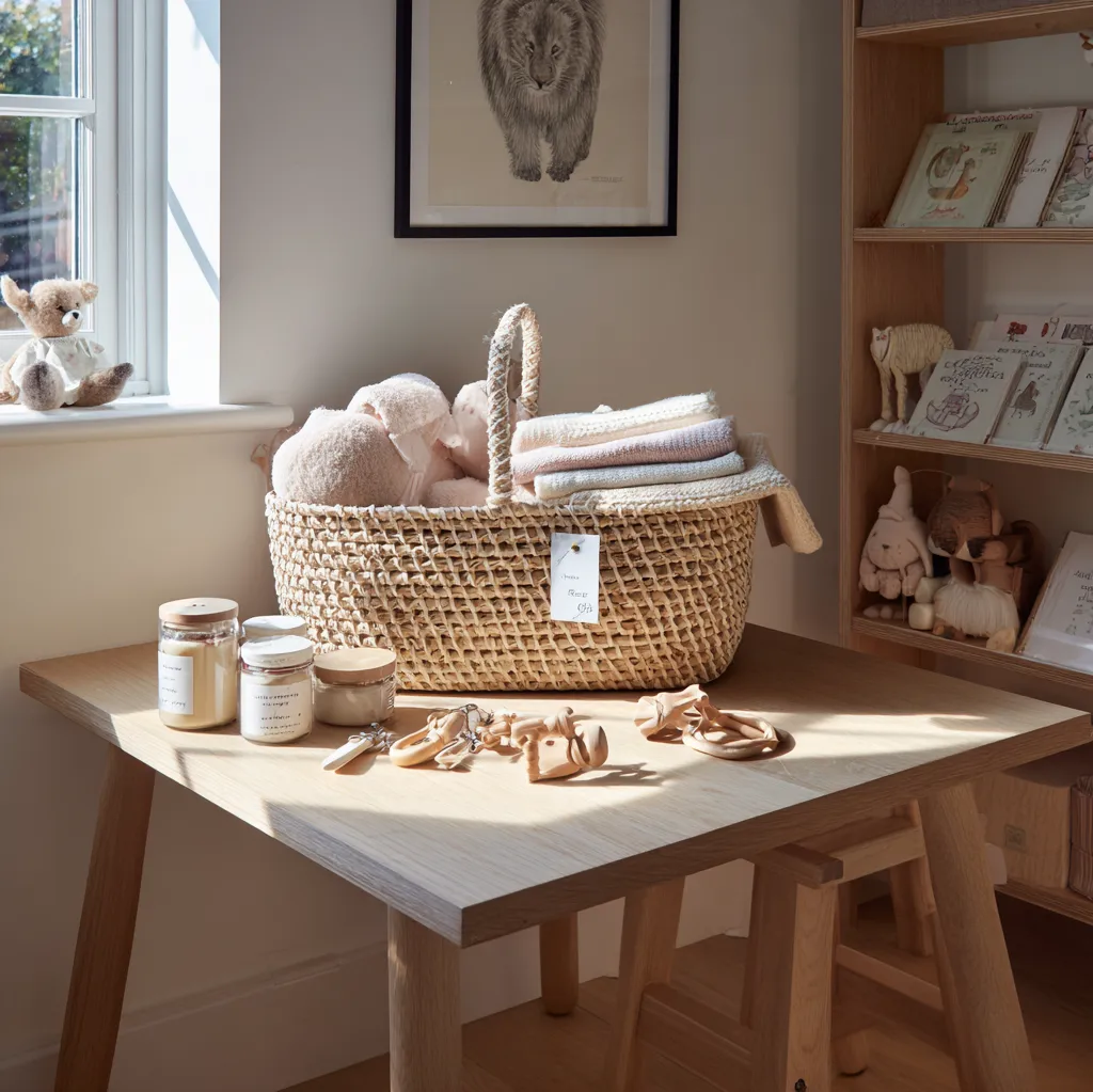 homemade diy baby shower gift basket ideas