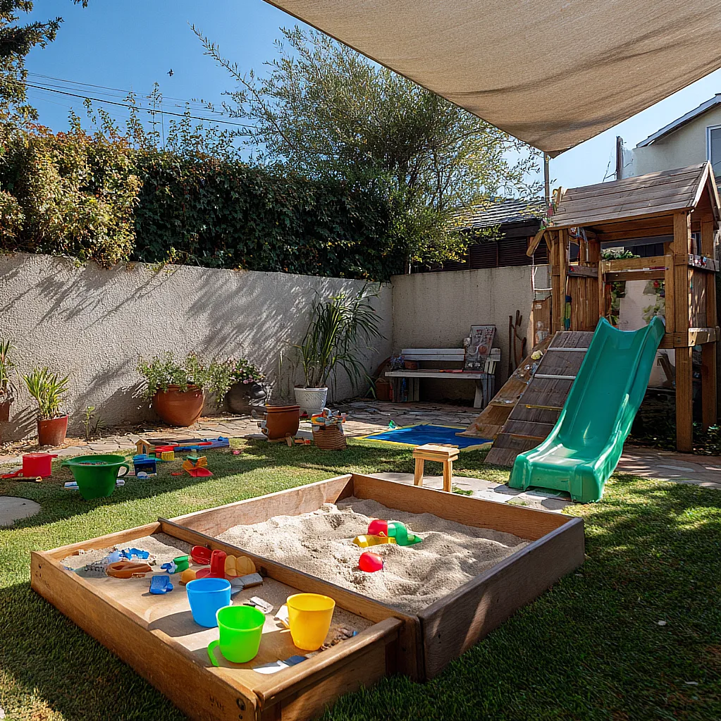 kids outdoor play area ideas toddlers sensory activities