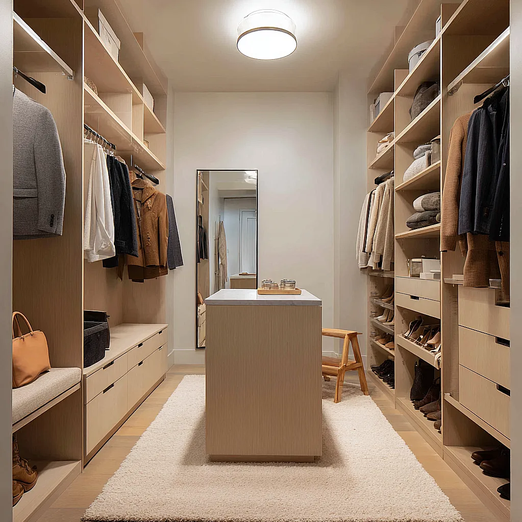 luxury closets design for couple