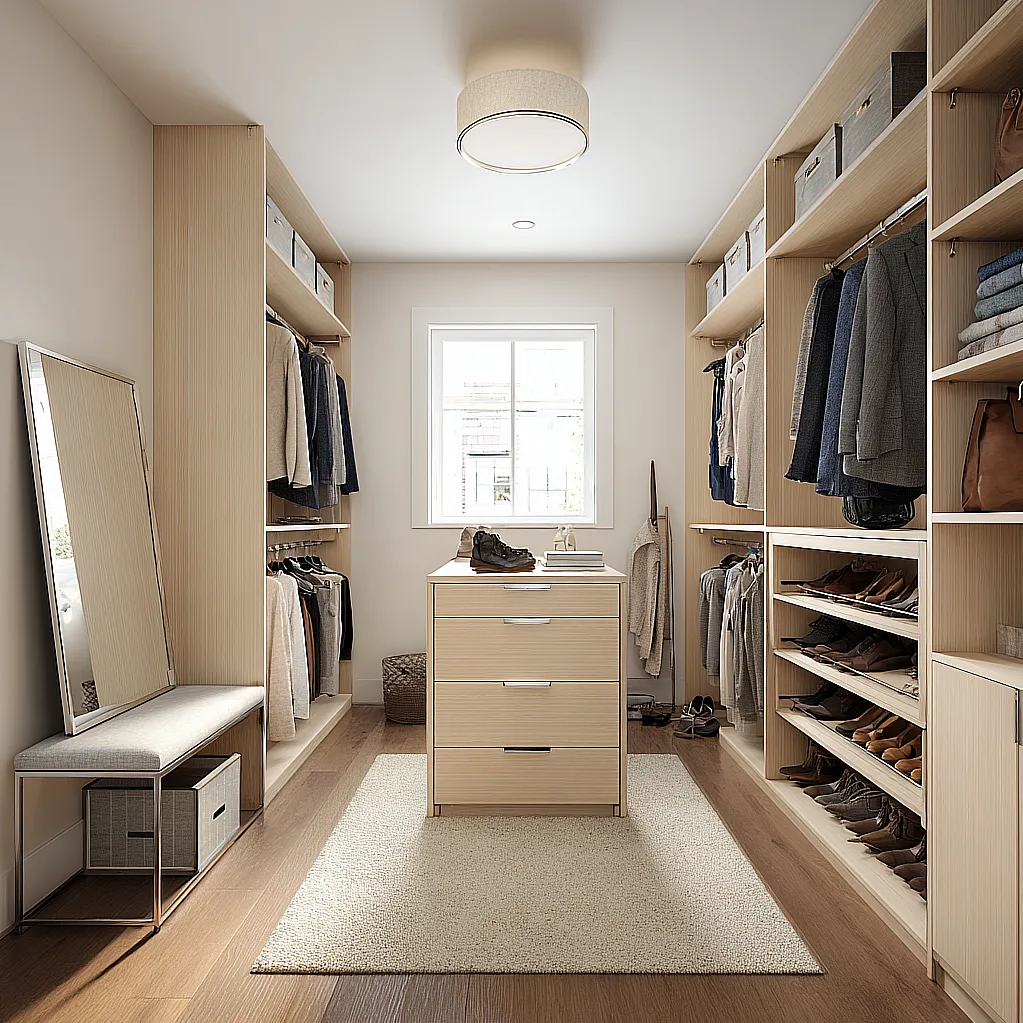 luxury closets design for couple