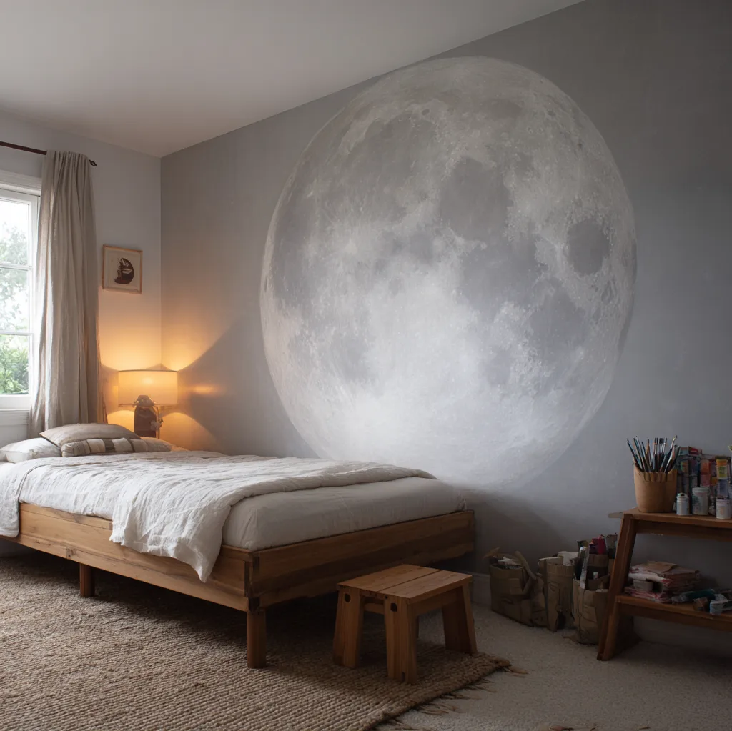 moon painting ideas