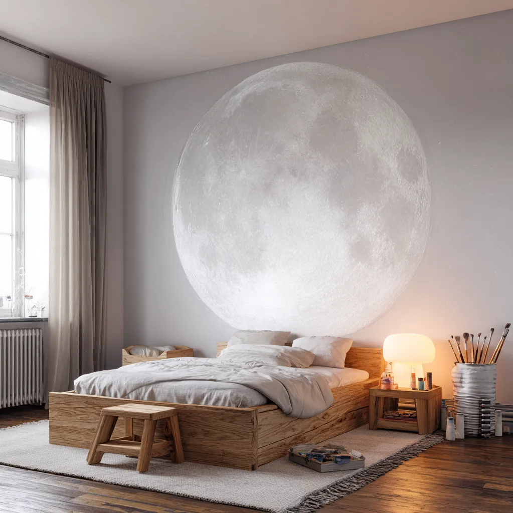 moon painting ideas