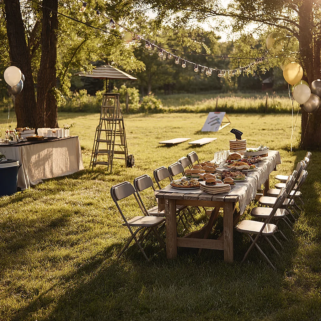 outdoor graduation party ideas high school