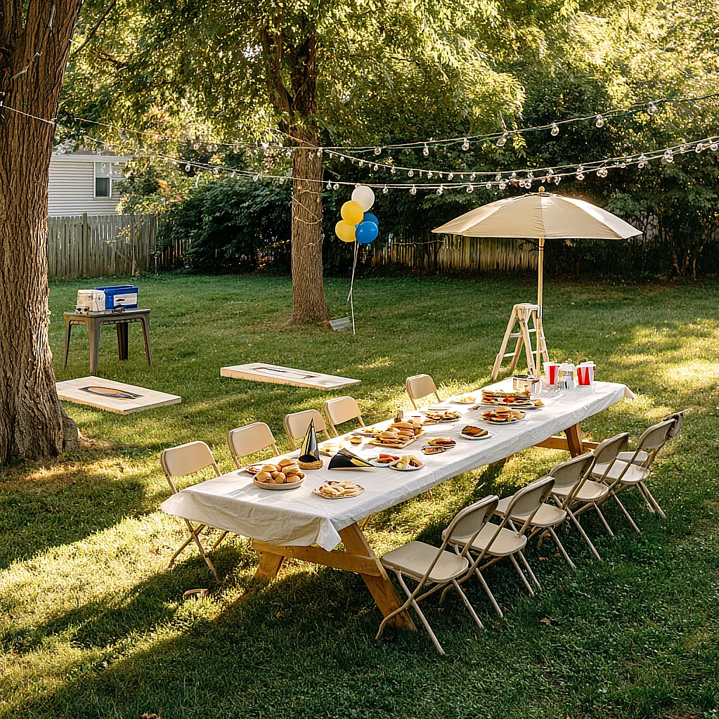 outdoor graduation party ideas high school