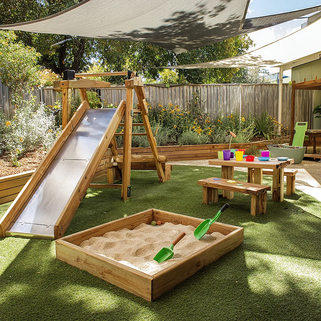 outdoor set up ideas for toddlers