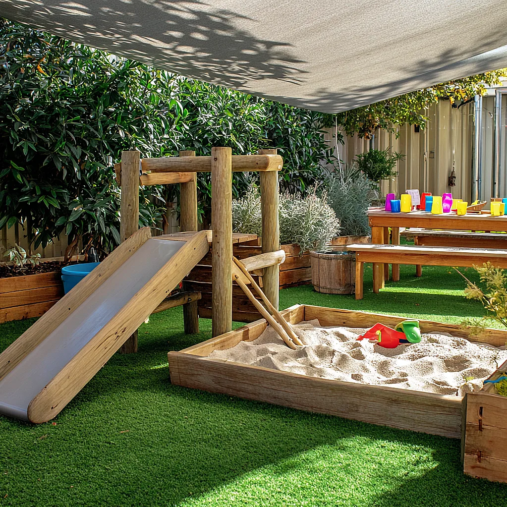 outdoor set up ideas for toddlers
