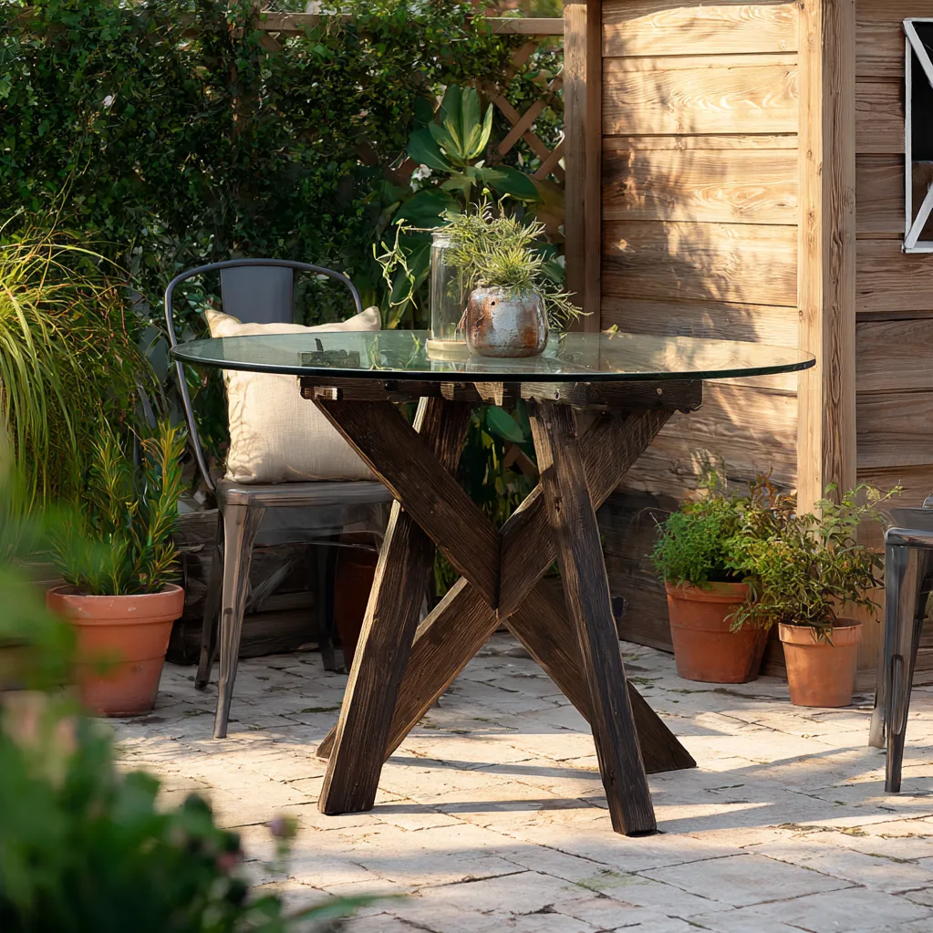 outdoor table base ideas