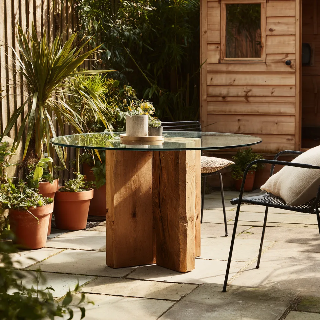 outdoor table base ideas