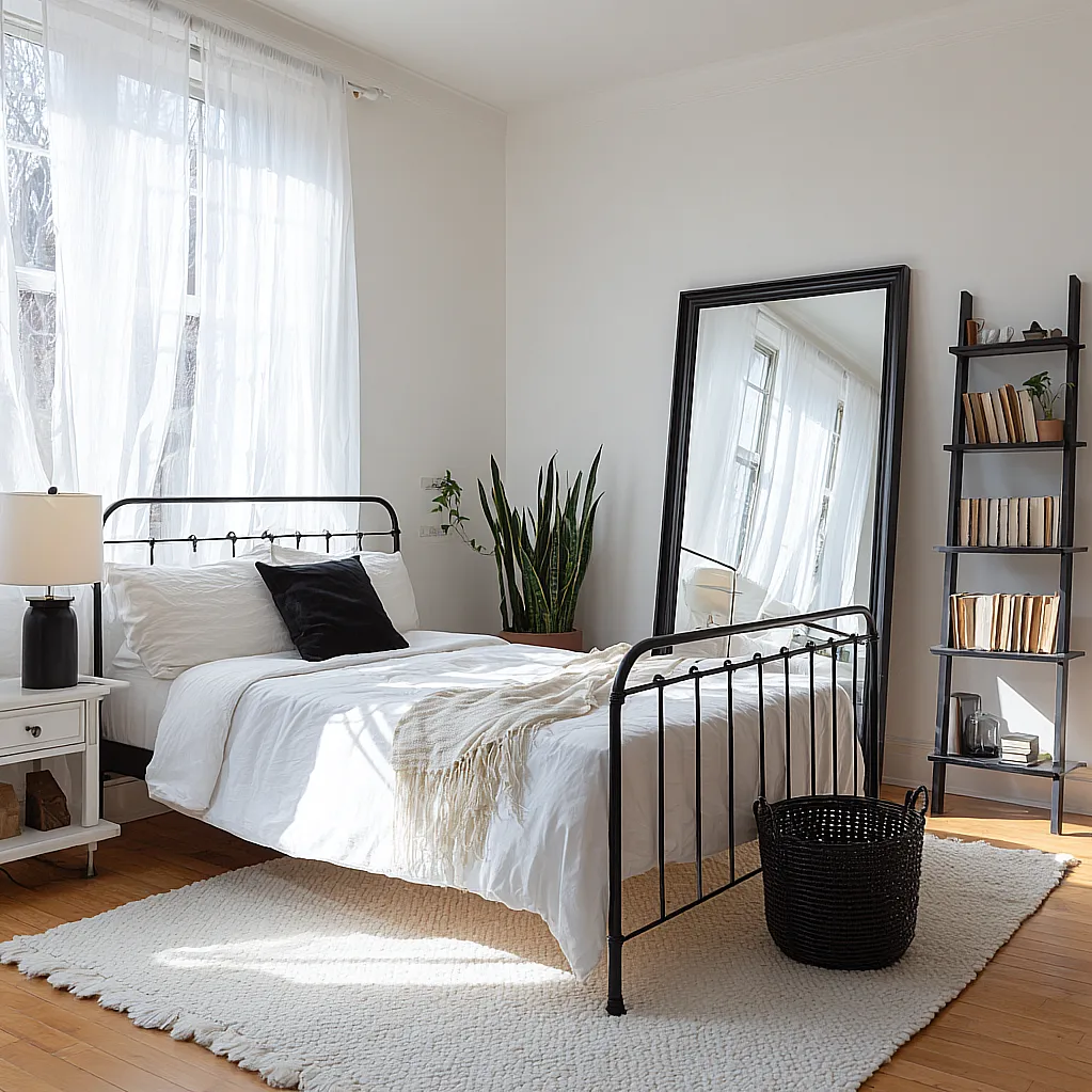 room ideas aesthetic black and white baddie