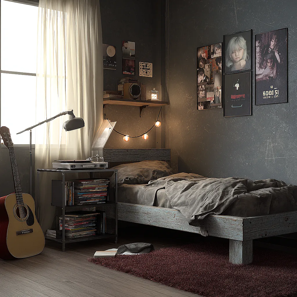 room ideas aesthetic grunge kpop