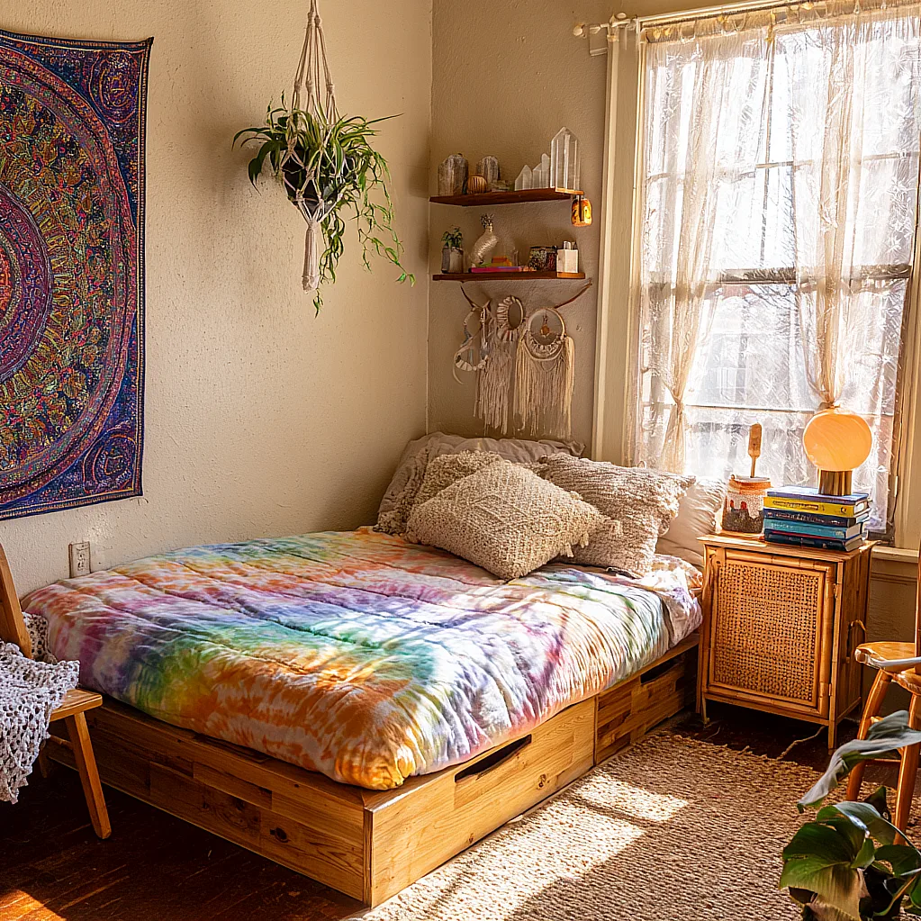room ideas aesthetic trippy hippie
