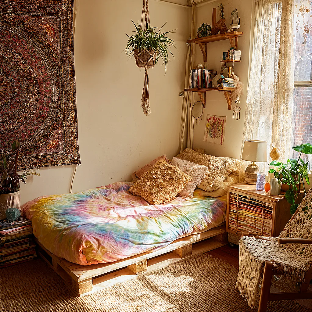 room ideas aesthetic trippy hippie