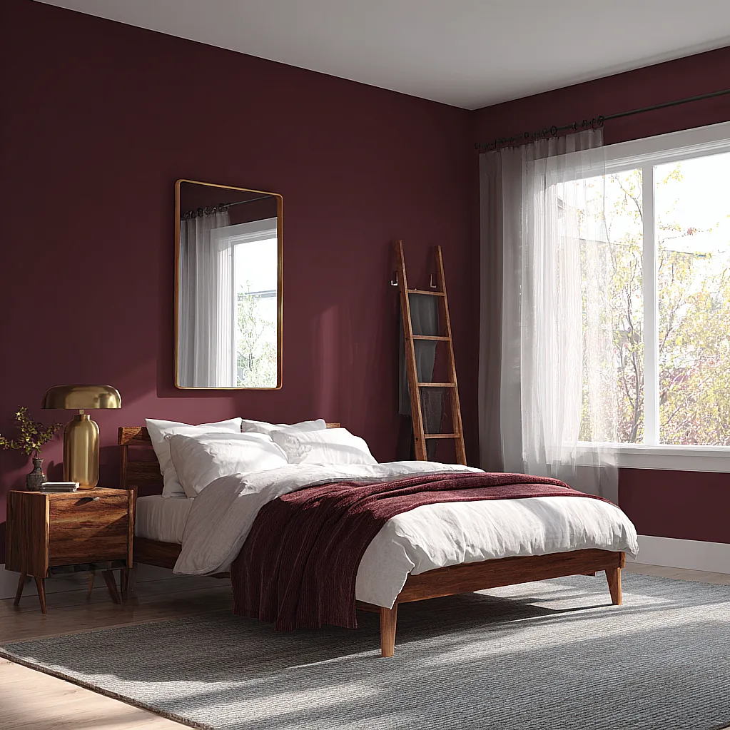 room painting ideas bedroom burgundy