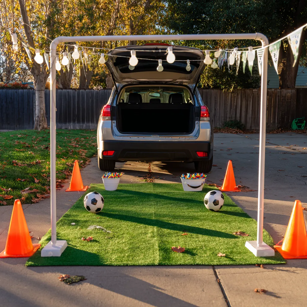 soccer trunk or treat ideas