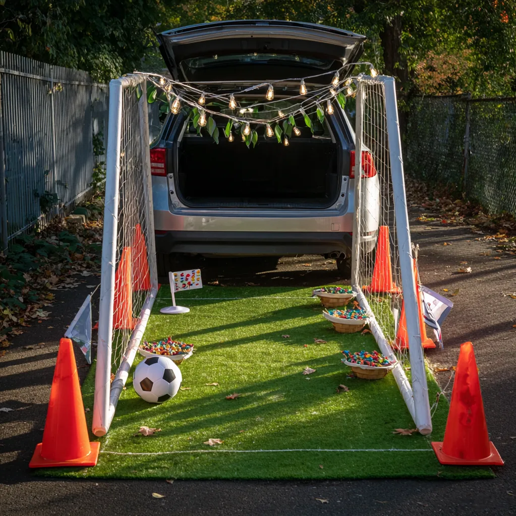 soccer trunk or treat ideas