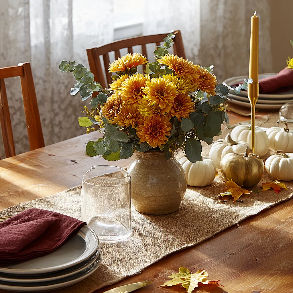 thanksgiving table settings decor